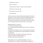 Creatina monohidratada hidrolizada - Imagen 3