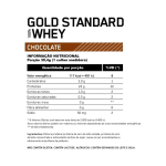 Pote Gold standar 100% Wey Prote Double chocolate de  5 libras Optimun nutrition - Imagen 3