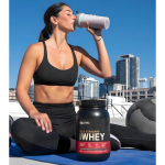 Pote Gold standar 100% Wey Prote Double chocolate de  5 libras Optimun nutrition - Imagen 5